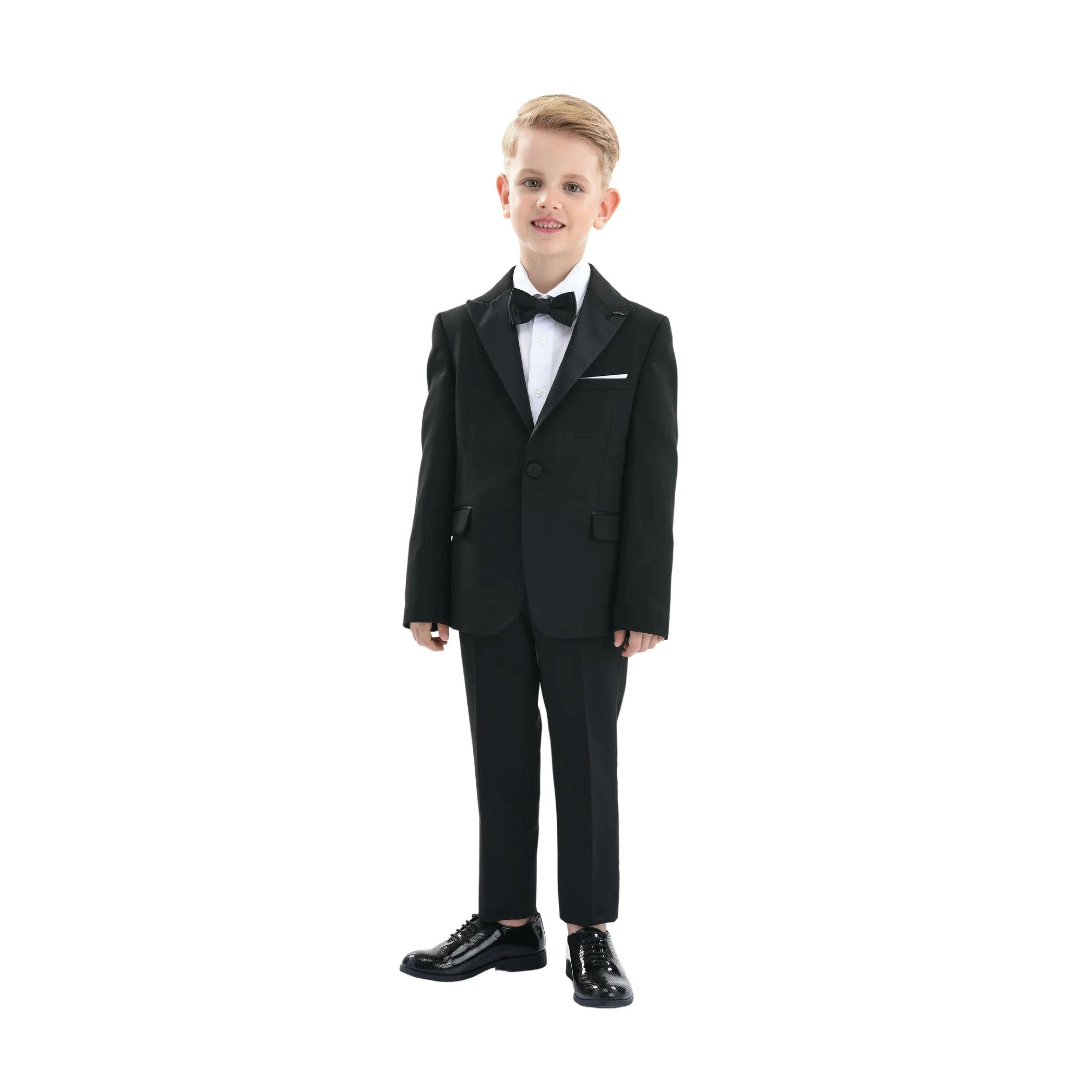 Black Peak Lapel Suit
