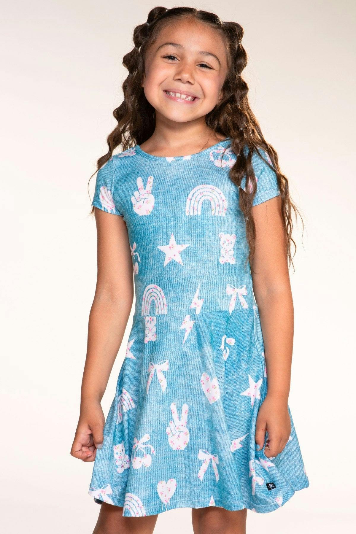 Simply Soft Short Sleeve Skater Dress