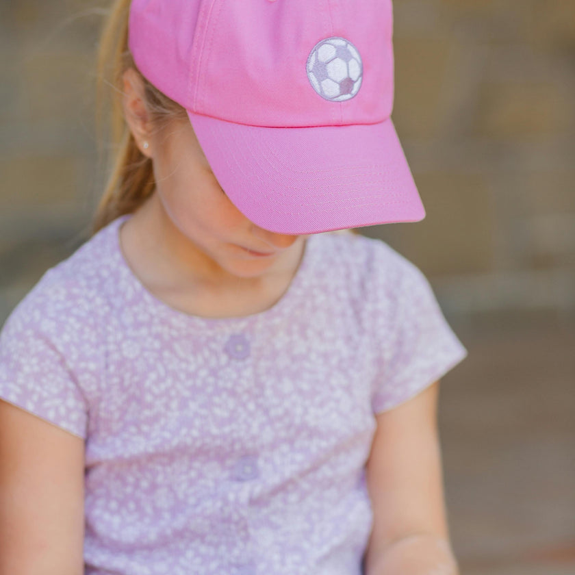 Soccer Bow Baseball Hat (Youth)