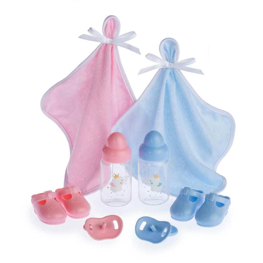 Nonis Boutique: 15" Twin Dolls - Pink & Blue