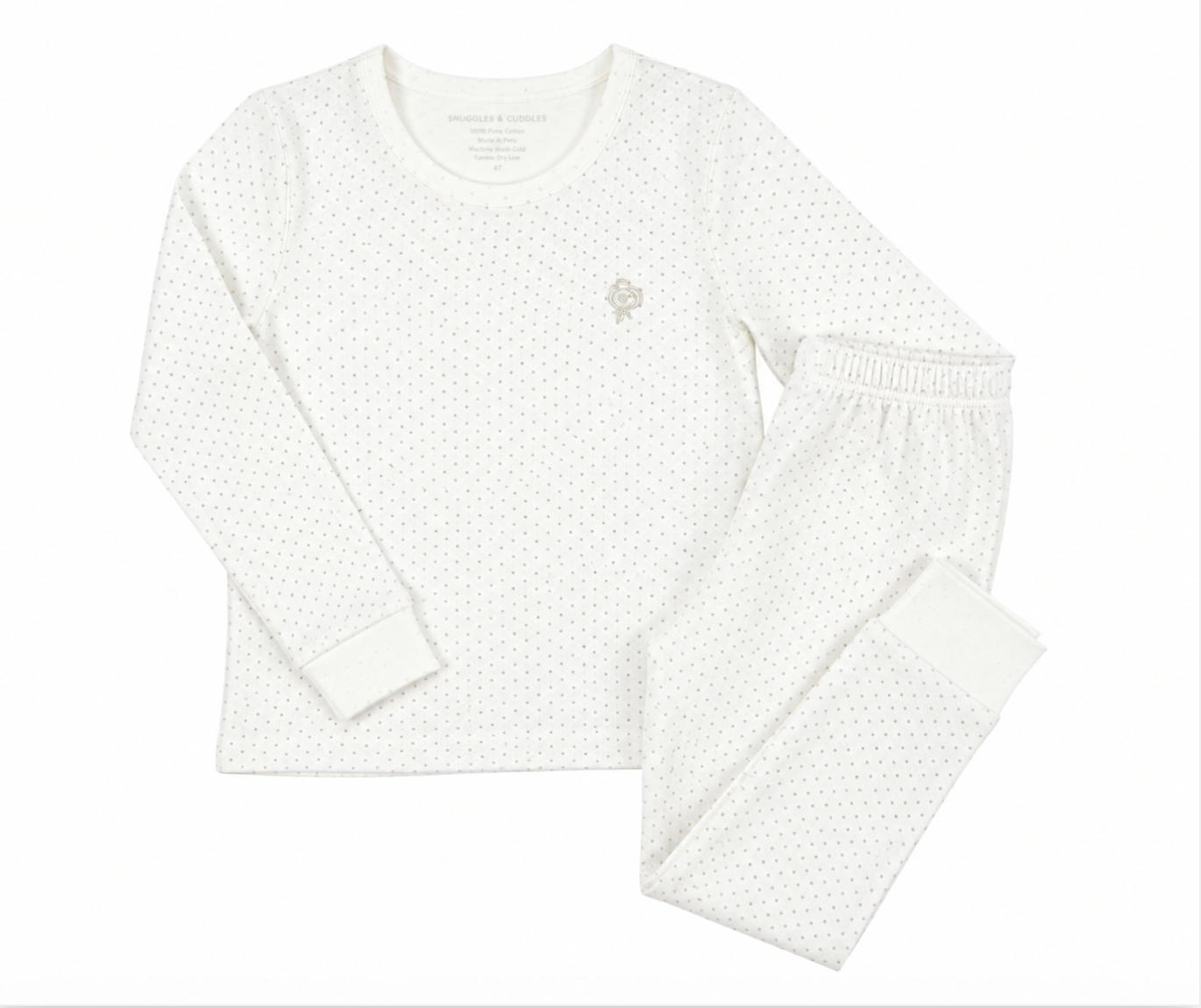 Boy Polka-Dot Pajama Set in Pima Cotton