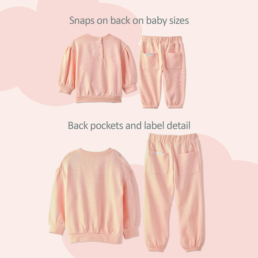 CARI 6-Piece Puff Sleeve Sweatsuit