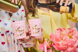 Packed Party Big Birthday Energy Reusable Cup Stack 8ct - 16 oz BPA-Free Pink Cups with Gold Foil