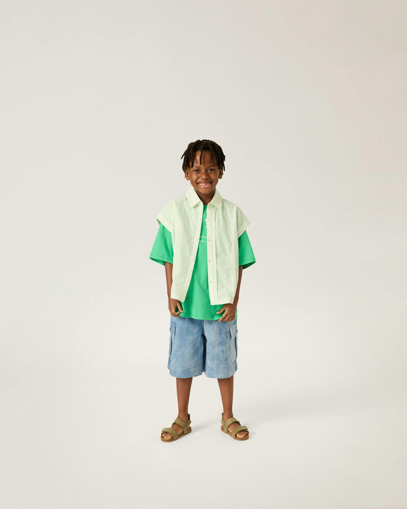 Brooklyn Cargo Shorts in Denim