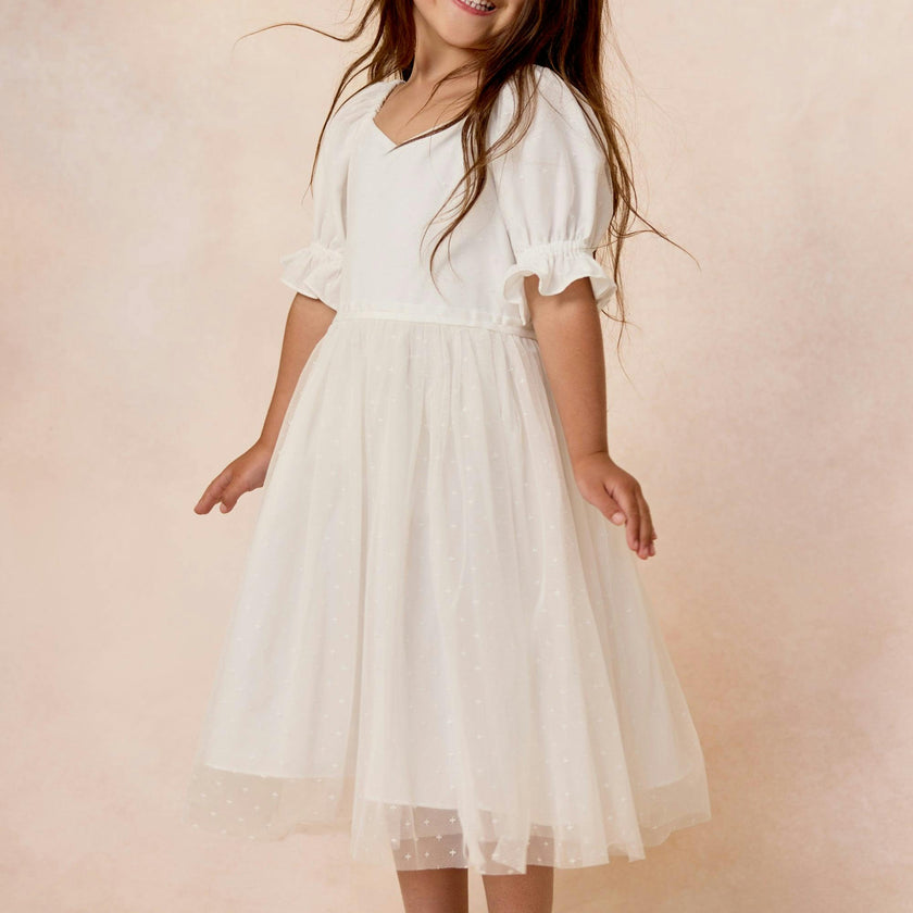 Mini Ballerina Dress in White