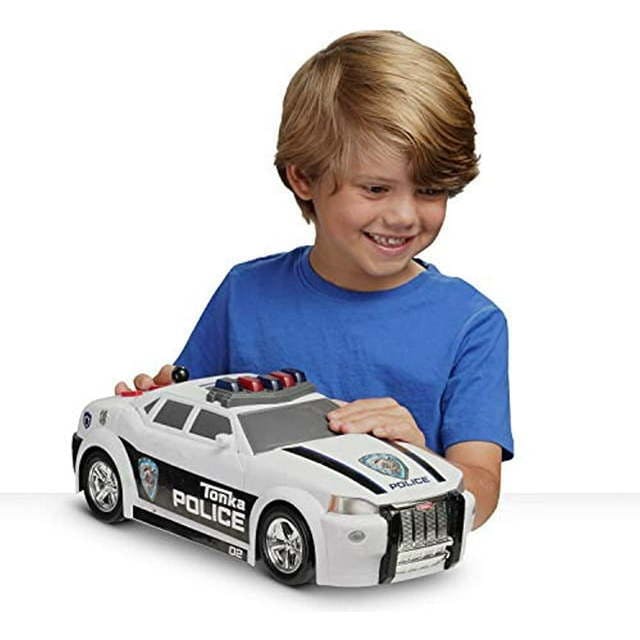 Tonka Mighty Motorized Police Cruiser Toy Vehicle w/ Lights & Sounds