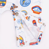 Vintage Ski Patches - Uni Romper