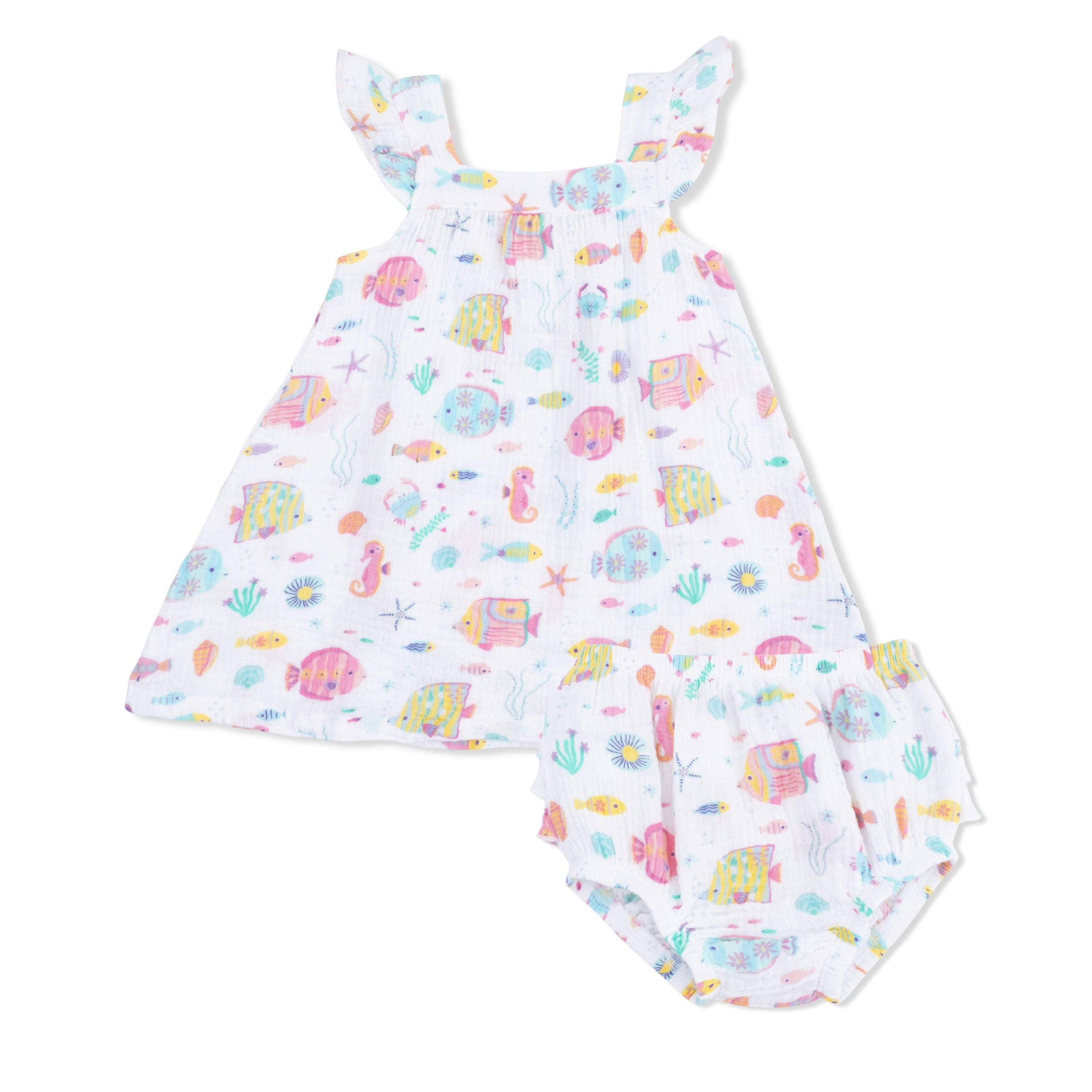 Sunny Coral Reef Fish - Sundress and Bloomer