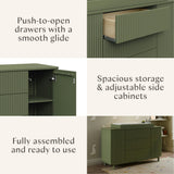 Pogo Tambour Extra Wide Assembled Dresser (58")