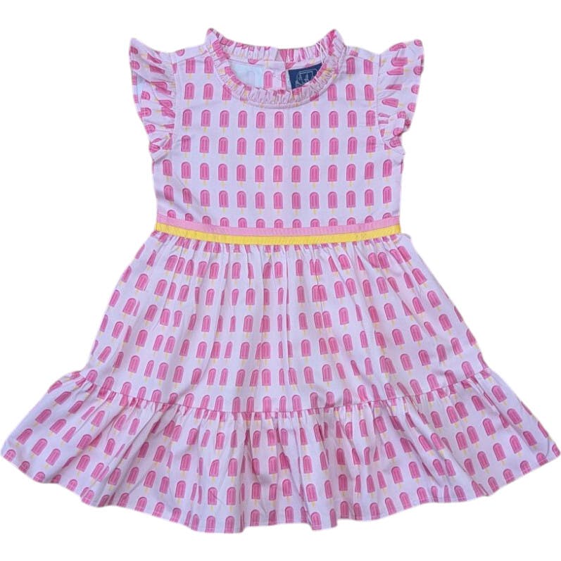 Pink Popsicles Ruffle Dress