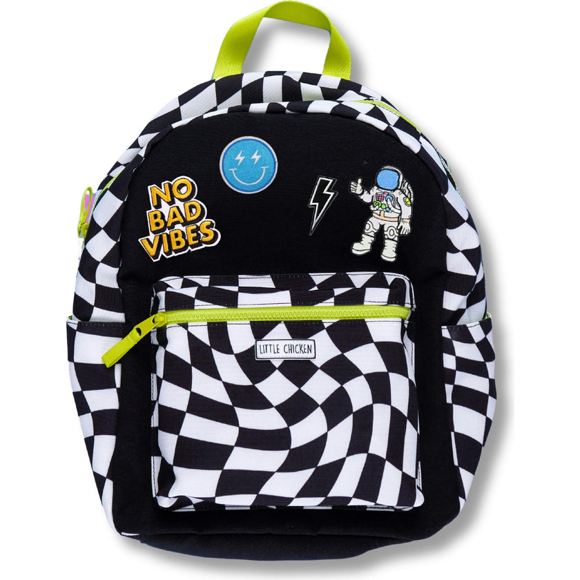 Groovy Check Backpack With Patches