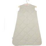 Cotton Muslin Quilted Sleep Bag - Grey Stripe