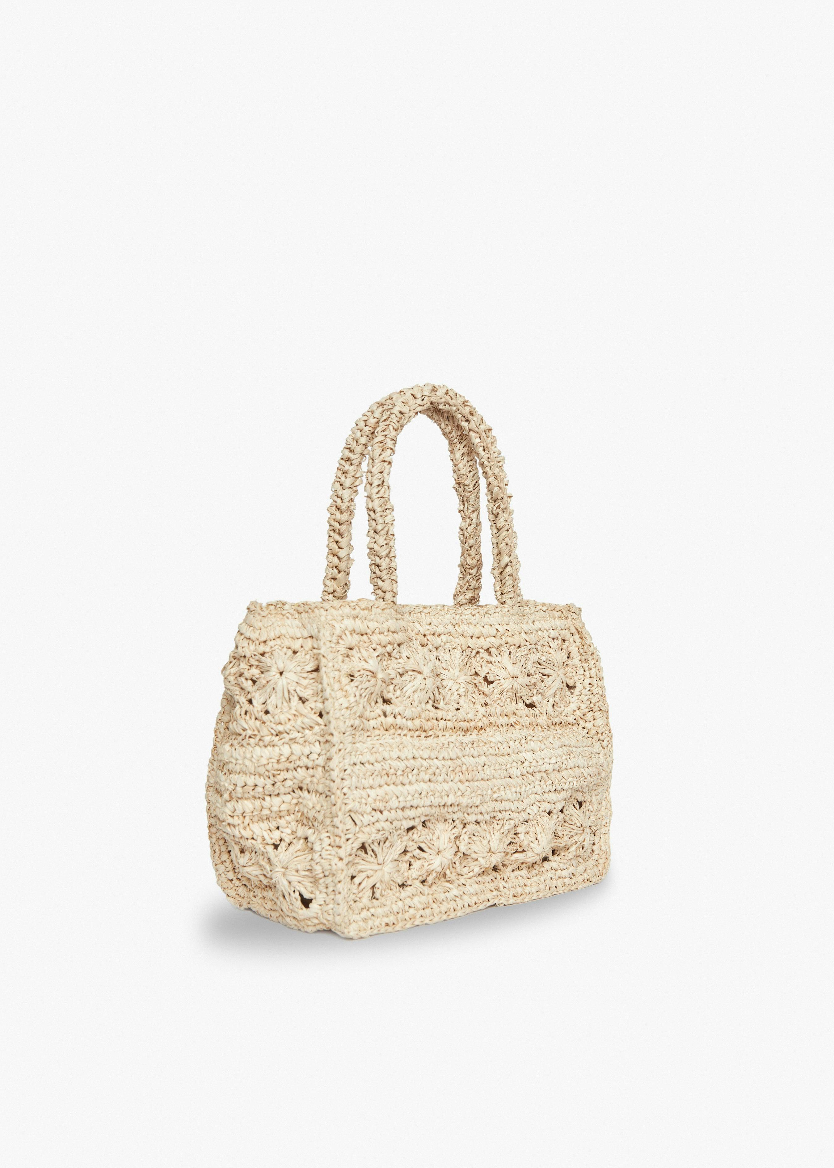 Women's Amina Straw Handle Mini Tote Bag