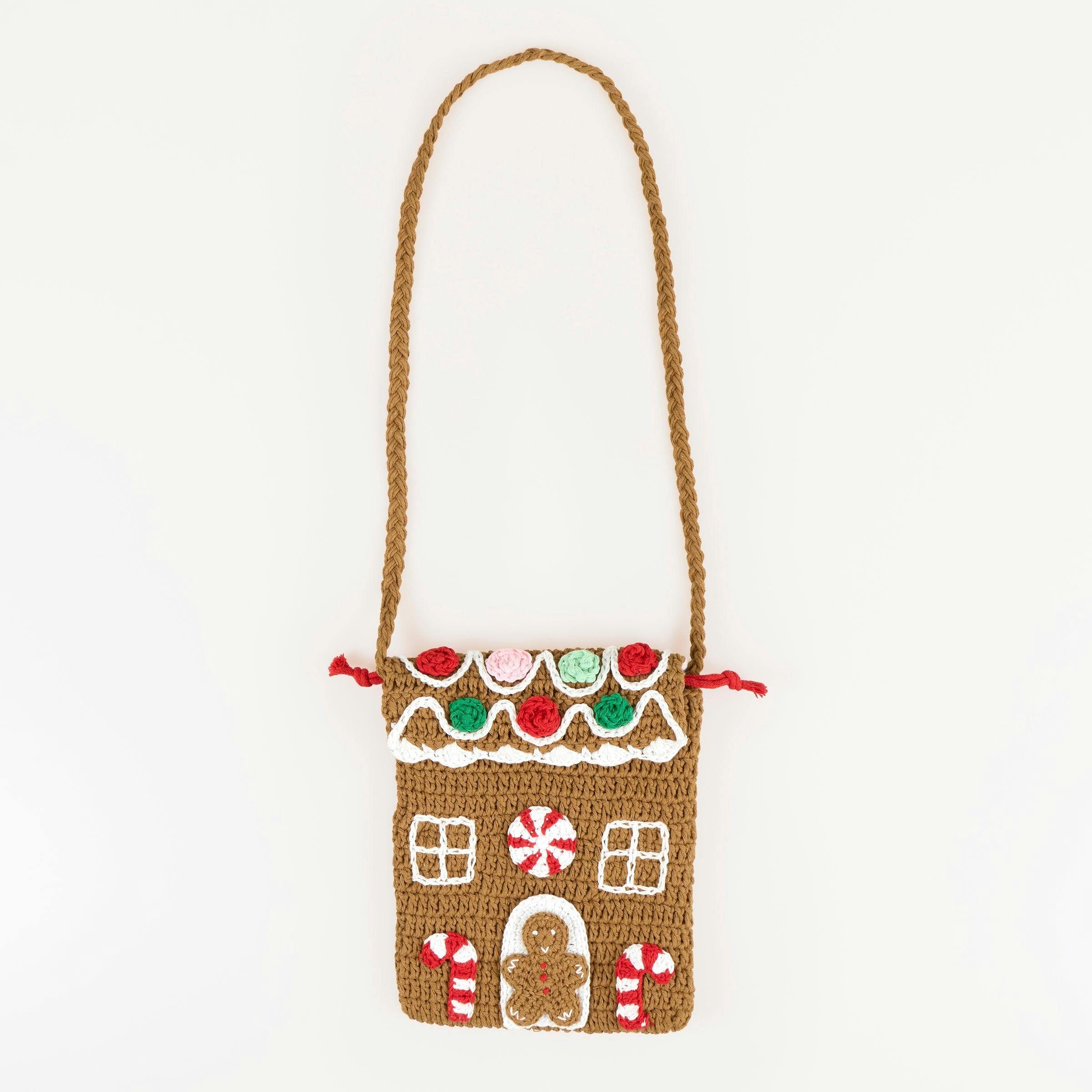 Crochet Gingerbread Bag