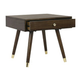 Levinson Gold Cap End Table