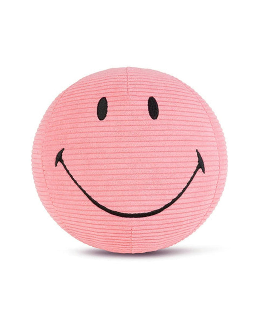 Plush Smiley Corduroy Bubblegum Pink 9"