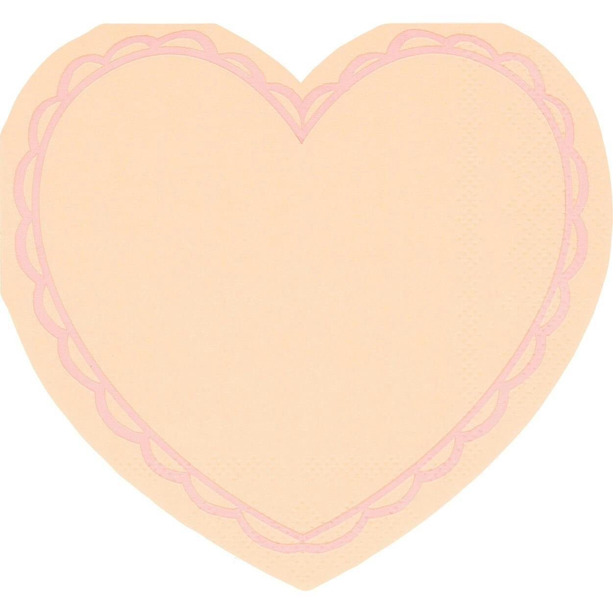 Pastel Heart Small Napkins