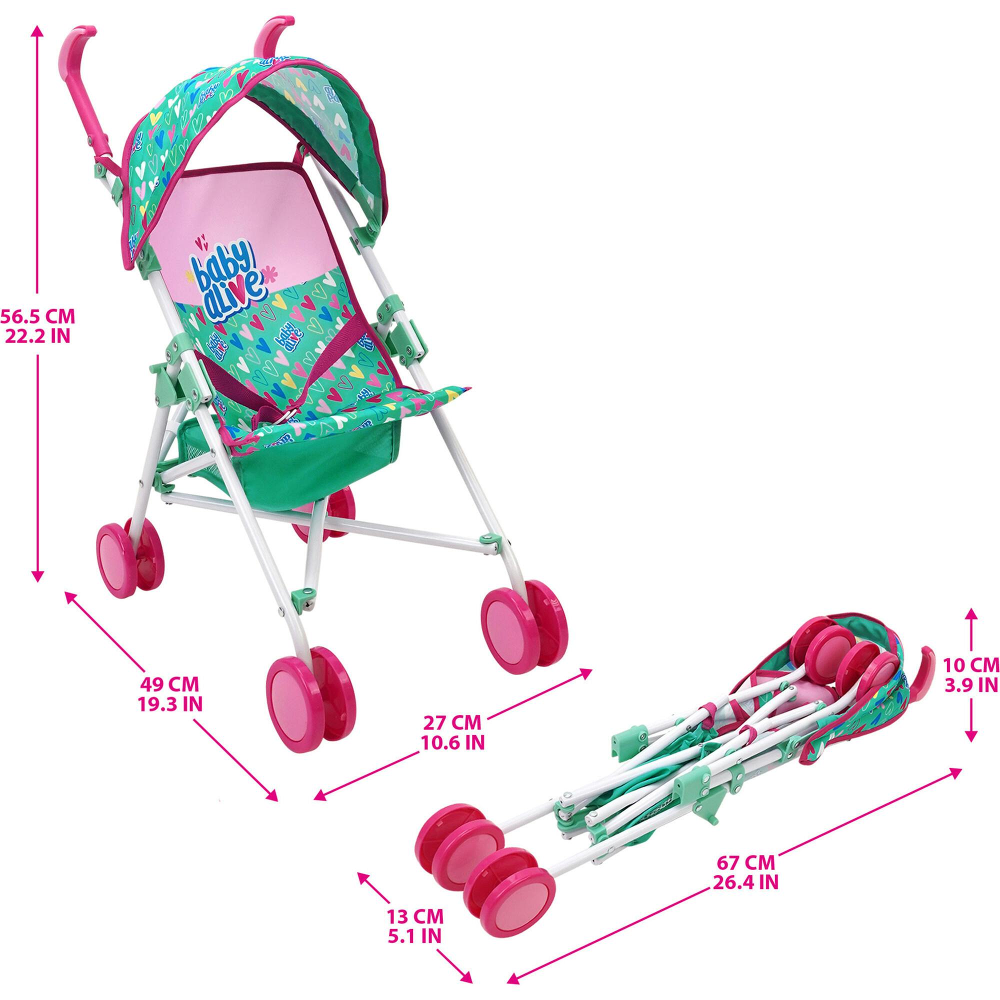 Baby Alive: Doll Umbrella Stroller - Green