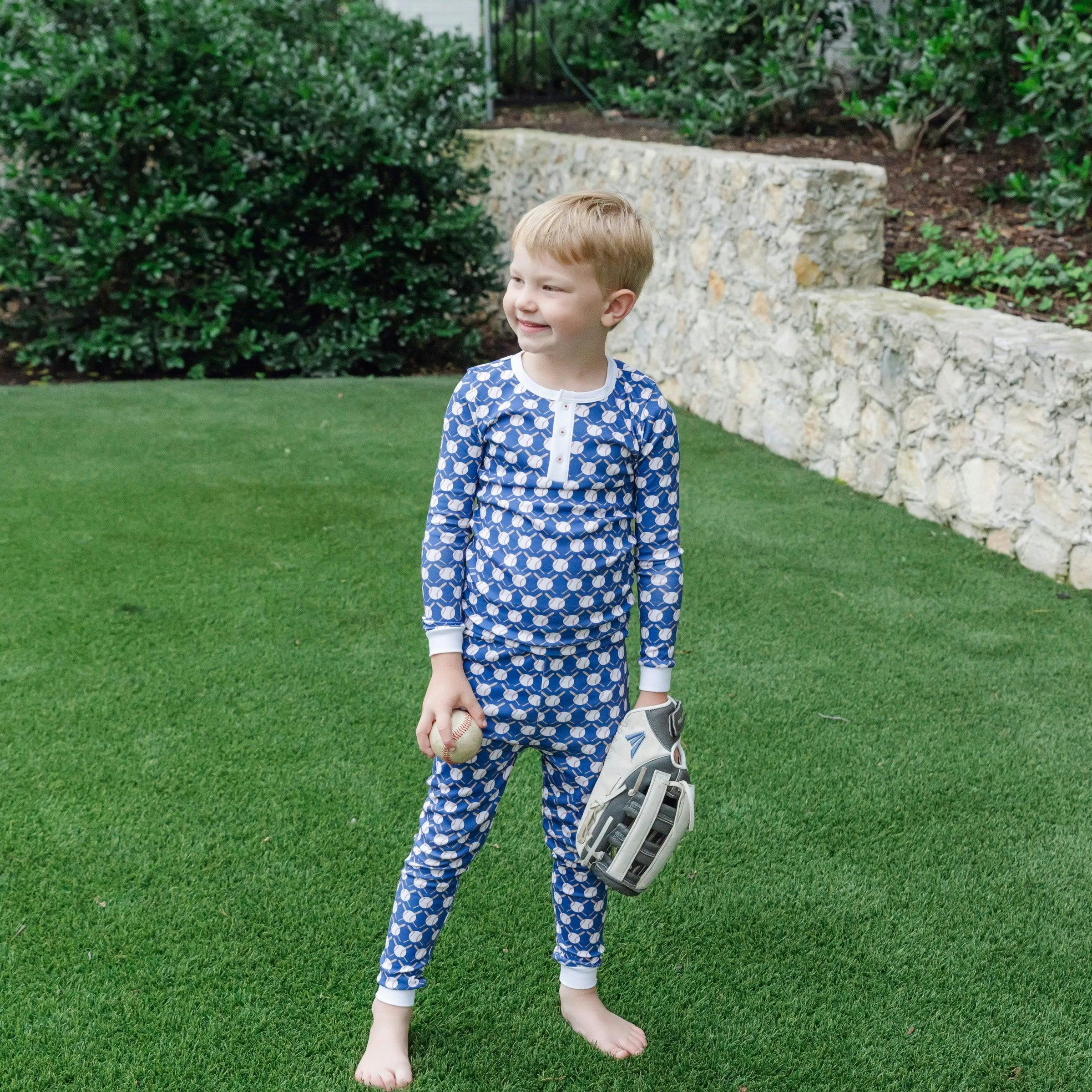 Jack Boys' Pajama Pant Set - Up at Bat Baseball
