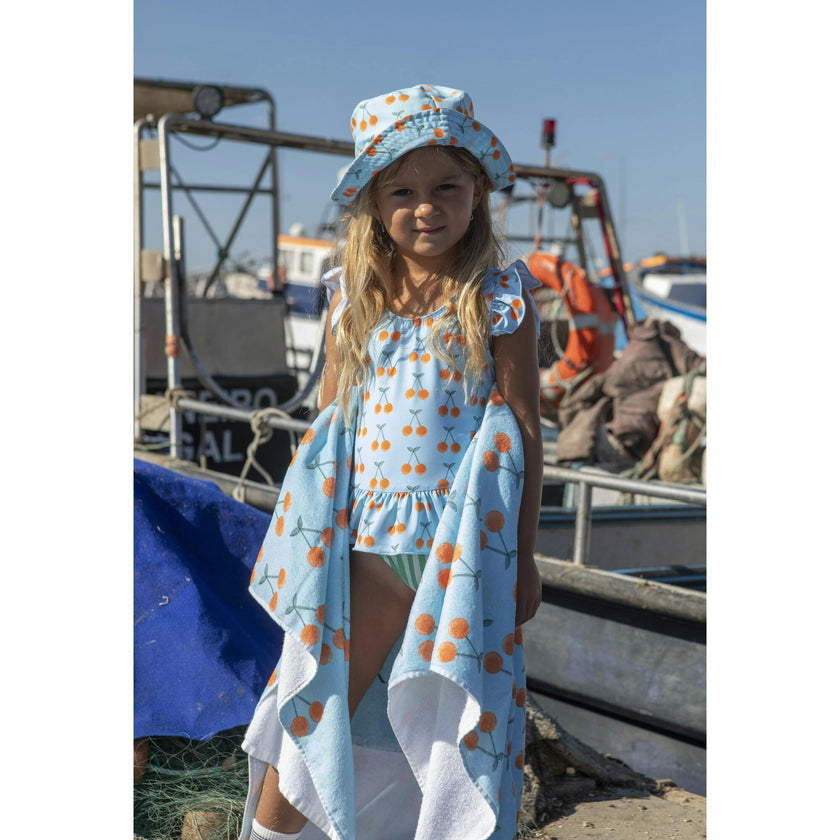 Cherry pop large beach towel
