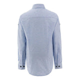 Blue Pineapple Dress Shirt