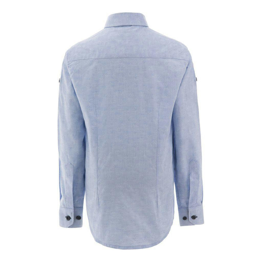 Blue Pineapple Dress Shirt