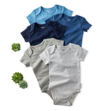 AVERY 5-Pack Short Sleeve Bodysuits