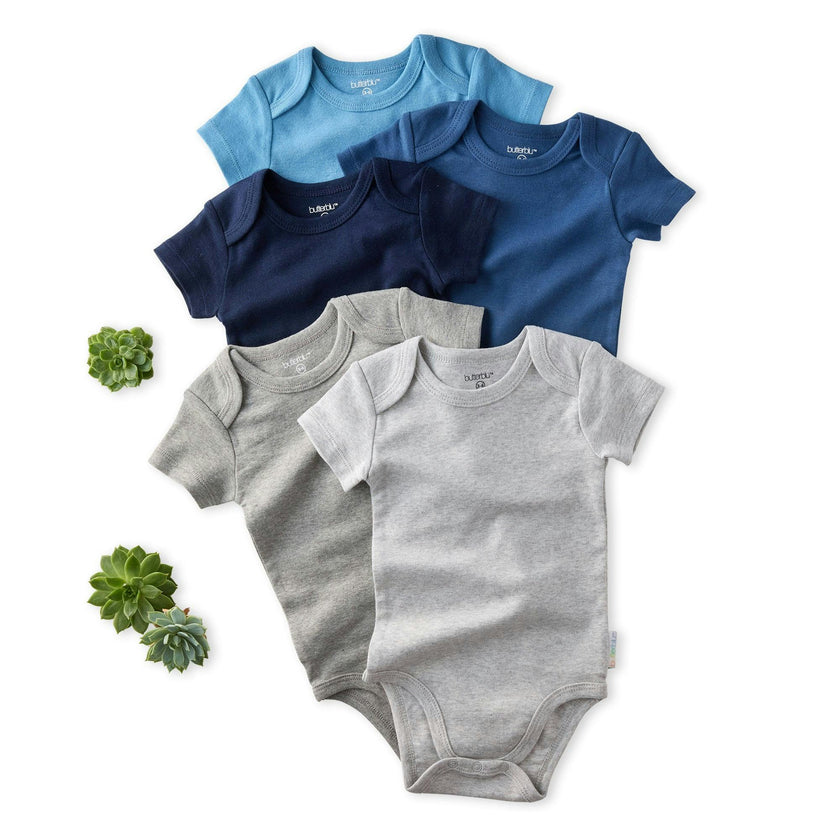 AVERY 5-Pack Short Sleeve Bodysuits
