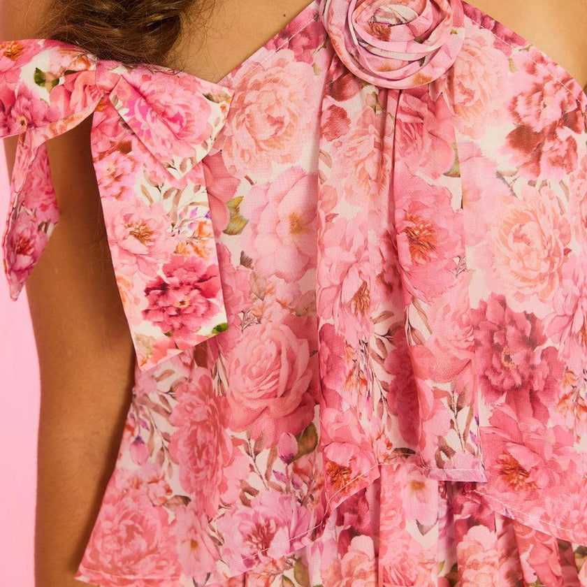 Julietta Frill Maxi Dress