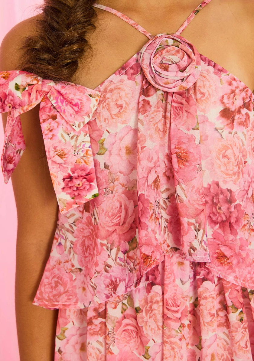 Julietta Frill Maxi Dress