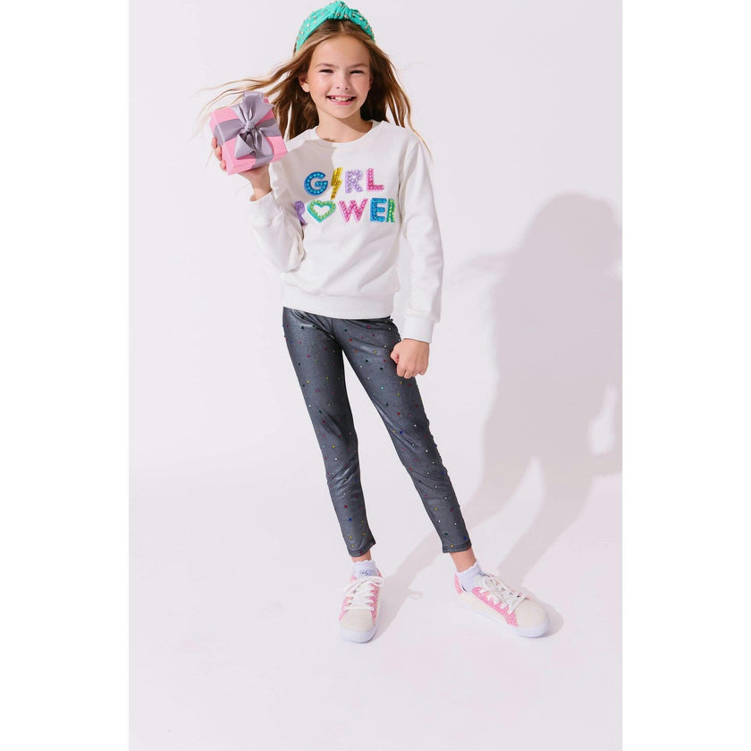Crystal Girl Power Sweatshirt