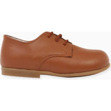Tan Leather Toddler Inglesito Ceremony Shoes