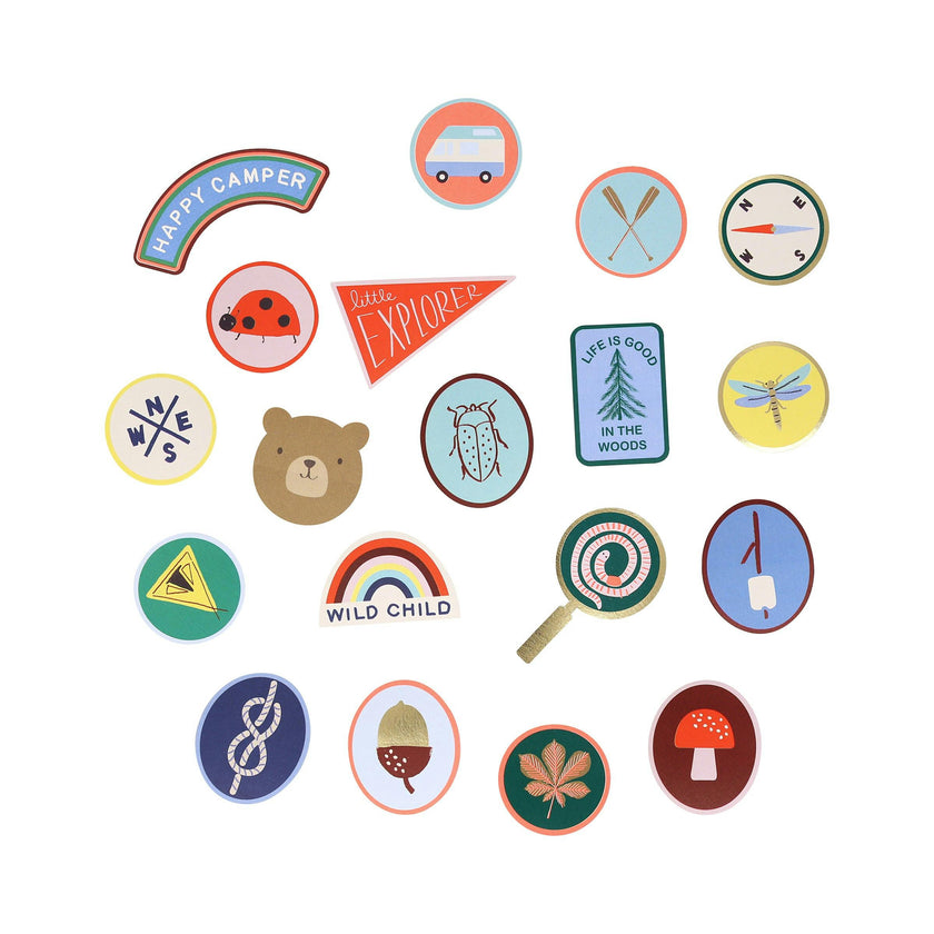 Outdoor Adventures Shaped Stickers
