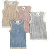 Ribbed Knit Retro Tank Top