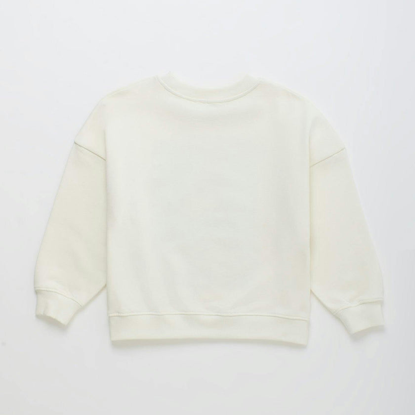 LOROS SWEATSHIRT CLOUDY WHITE