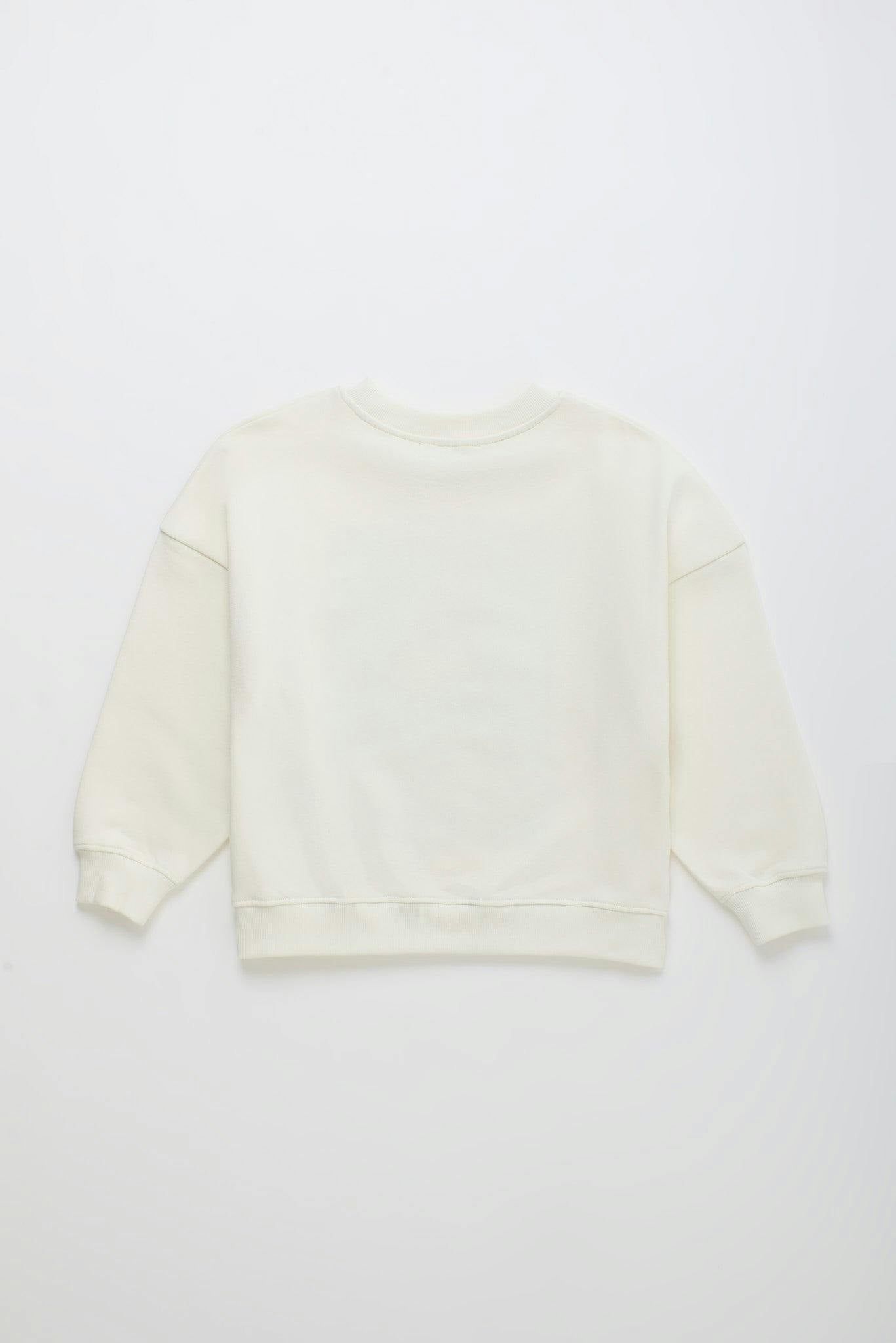 LOROS SWEATSHIRT CLOUDY WHITE