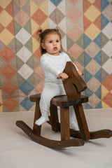 Mesh Ribbed Snap Front Romper