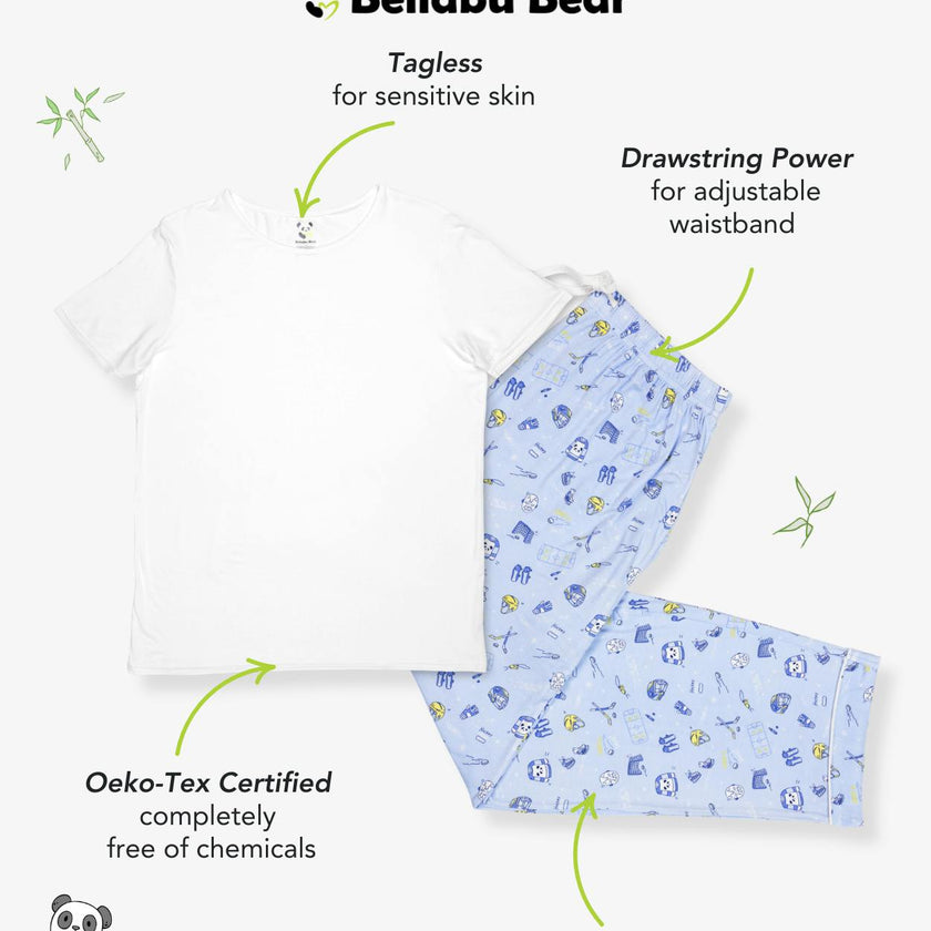 Hockey Bamboo Men's Pajama Set