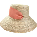 Clematis Bucket Hat (PreOrder Shipping June 15th) - Coral Wide & Short Grosgrain Ribbon