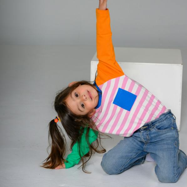 Long Sleeve Multicolor Raglan T-Shirt