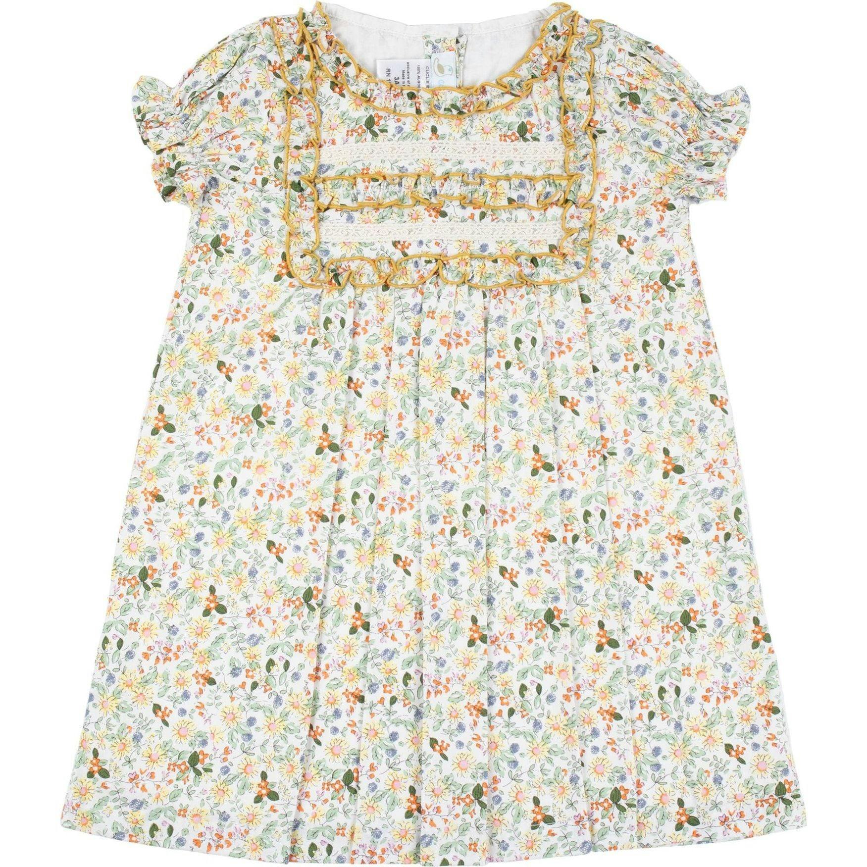 Yellow Floral Dress