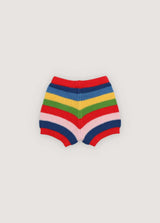 Canela Short Tulip Red Multicolor Stripes