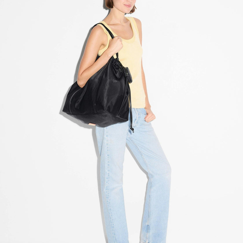 Black Large Waverly Tote