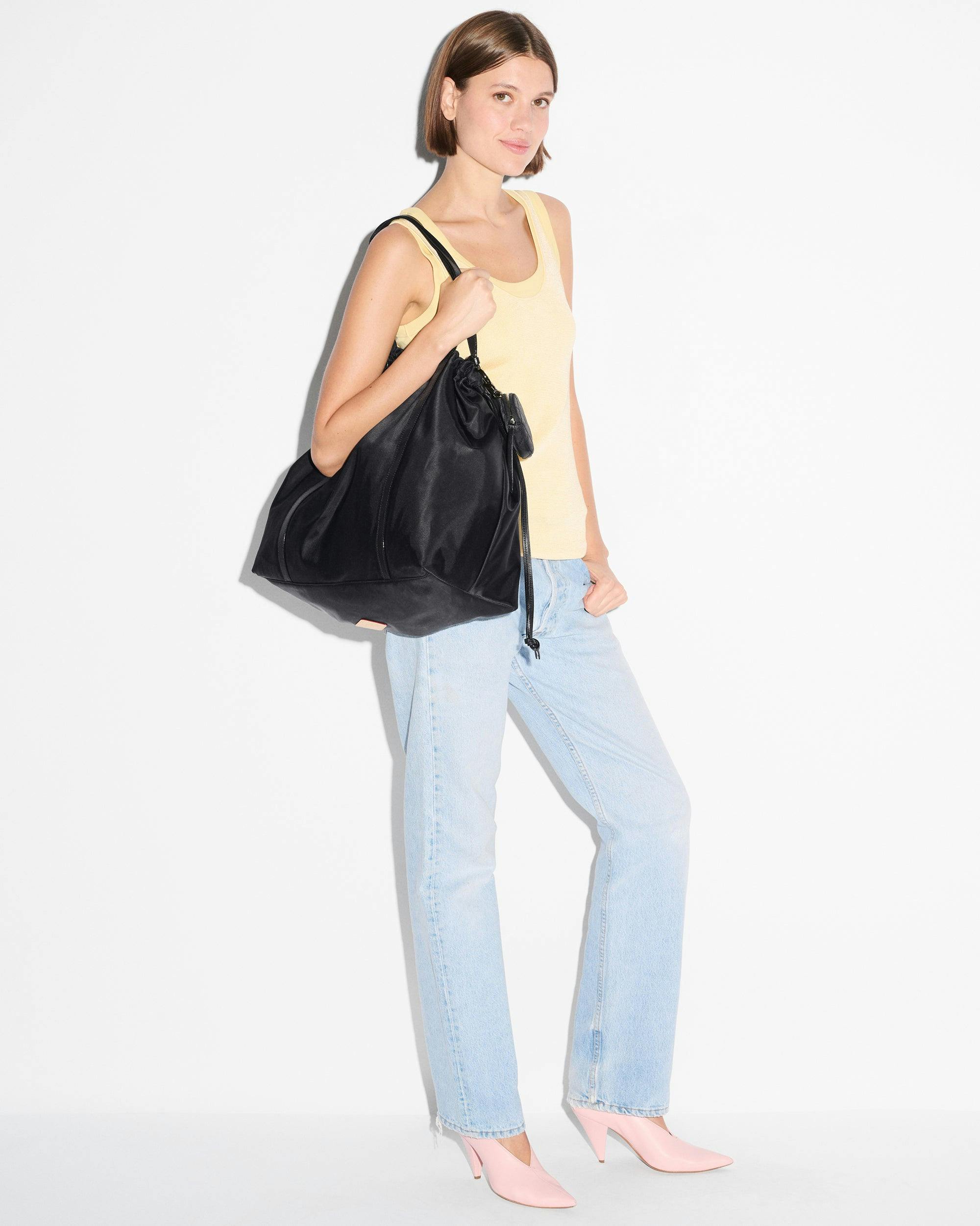 Black Large Waverly Tote