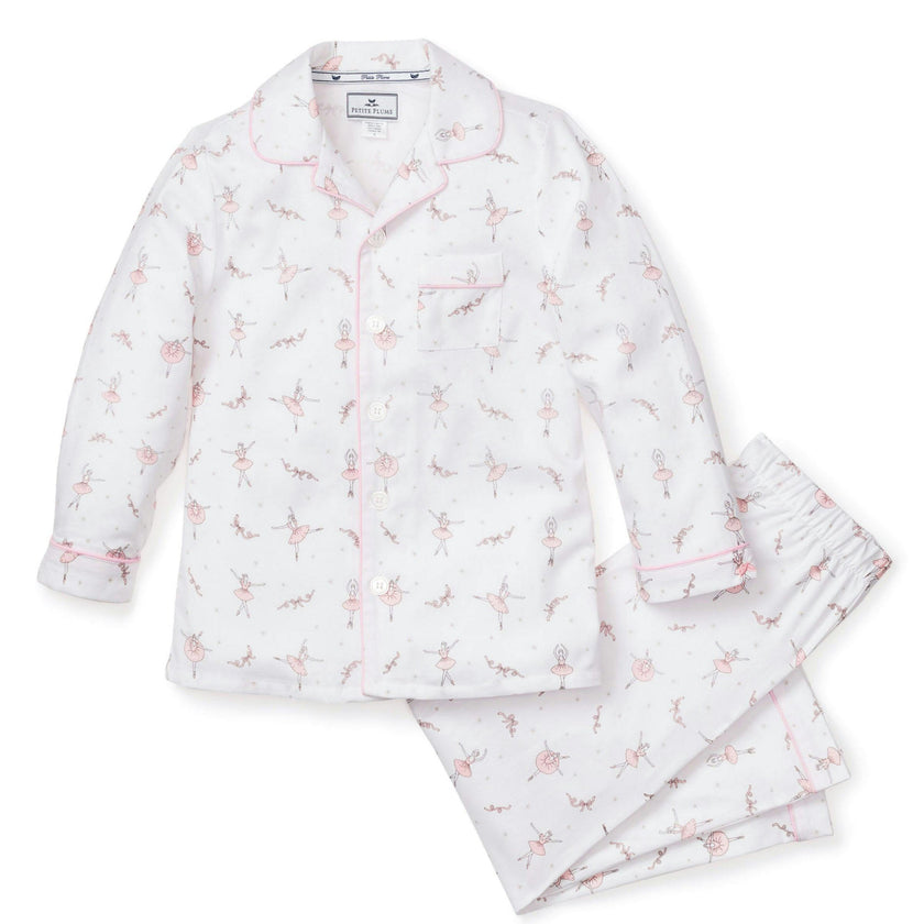 Kid's Twill Pajama Set in Sugar Plum Fairy
