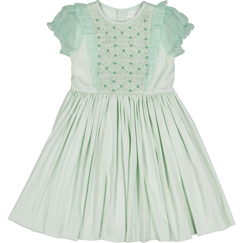 Camelia Pink Organza Sleeve Dress