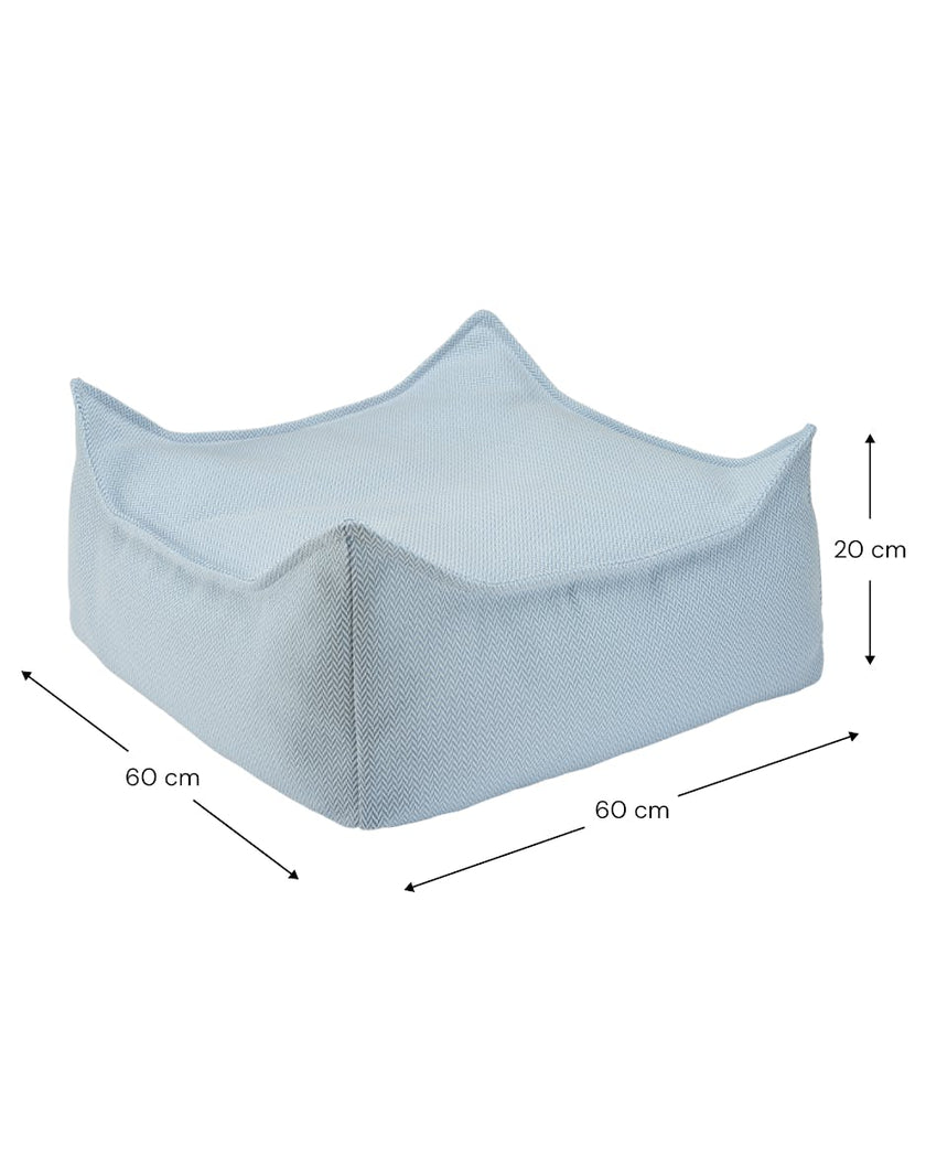 Azure Outdoor Square Ottoman