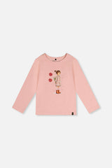 Organic Cotton Jersey T-Shirt Pale Dusty Pink