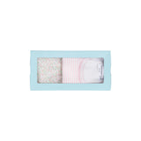 girls pink and antique floral tank 2-pack