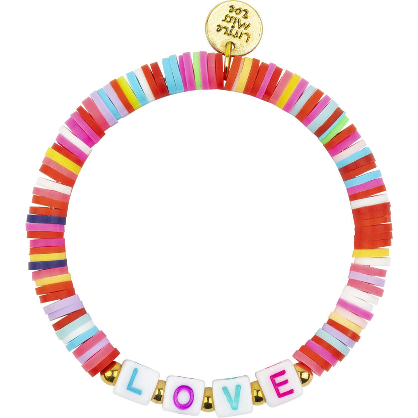 Vinyl Disc Bracelet With Love